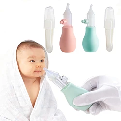 Aspirador nasal de silicona para bebé con punta suave