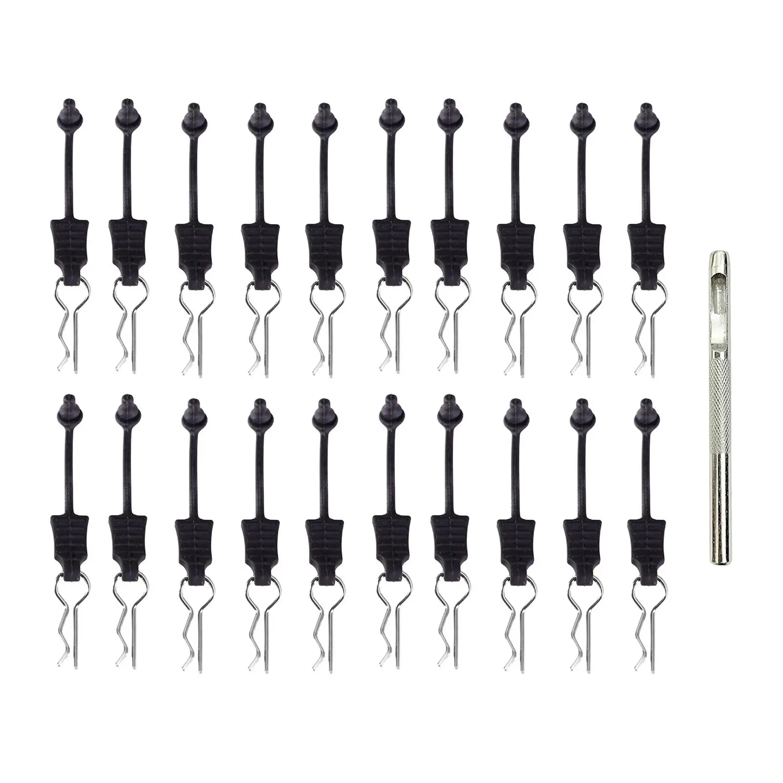 RC Car Body Clip Kit High-strength 4 Pieces/20 Pieces RC Car Accessories R‐Shape Shell Clips for 1/12 1/14 1/16 RC Cars Hobbyist RC Car Body Clip Kit High-strength 4 Pieces/20 Pieces RC Car Accessories R‐Shape Shell Clips for 1/12 1/14 1/16 RC Cars Hobbyist