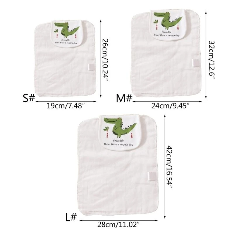 Toalla para sudor bebé M76C, paños largos, capa gruesa, toalla absorbente para sudor, producto para niños pequeños - imagen 3