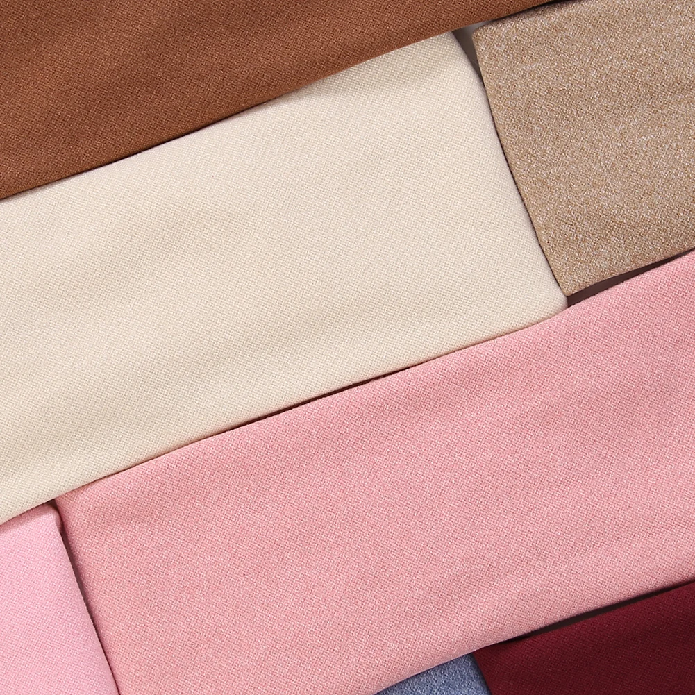 5 unids/lote Otoño Invierno Color sólido diademas para bebé mujer niñas suave elástico Yoga diademas Bandanas niños accesorios clásicos para el cabello - imagen 5