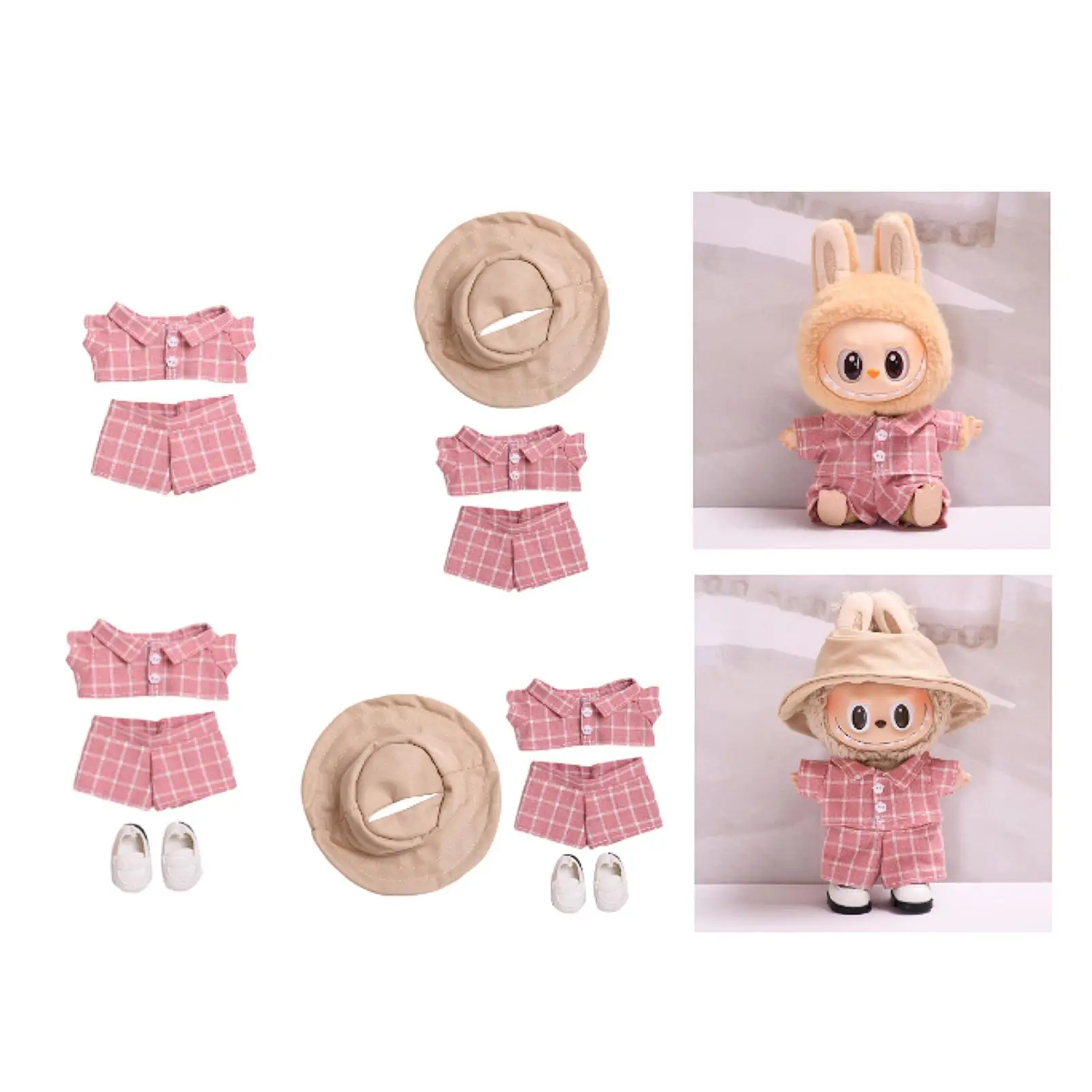 Plush Doll Clothes Pants Photo Props Doll Clothes for 15cm Dolls