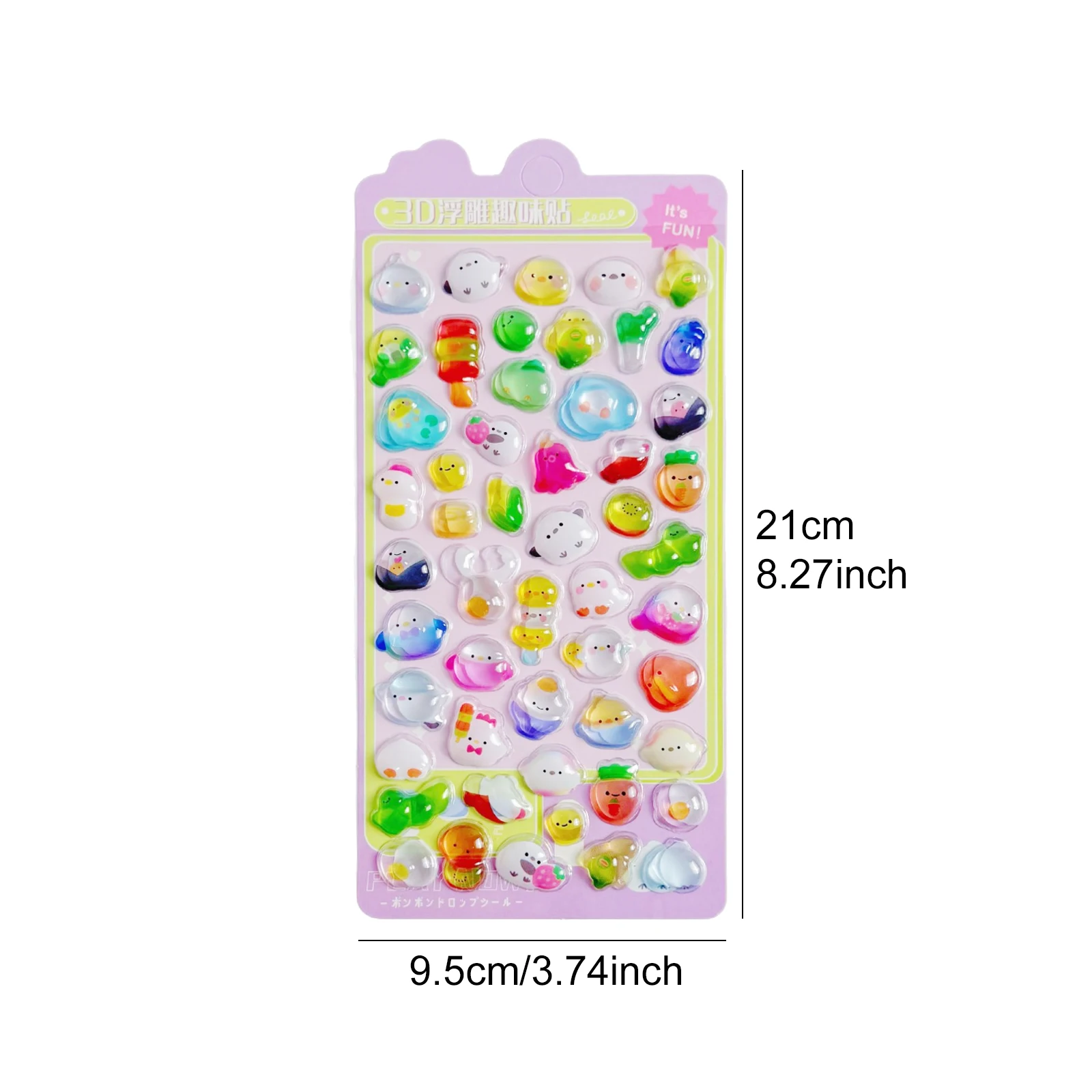 Pegatinas escolares 3D en relieve – Decoración infantil - imagen 2