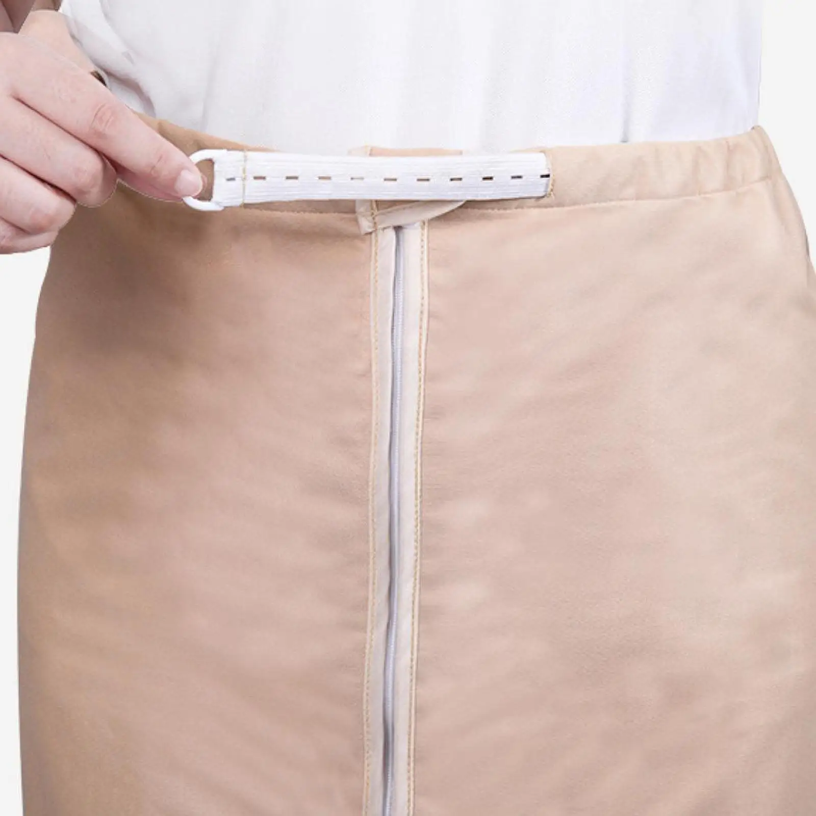 Diaper Skirt Incontinence Bed Mat Adjustable Urine Pad for Adults Woman Men