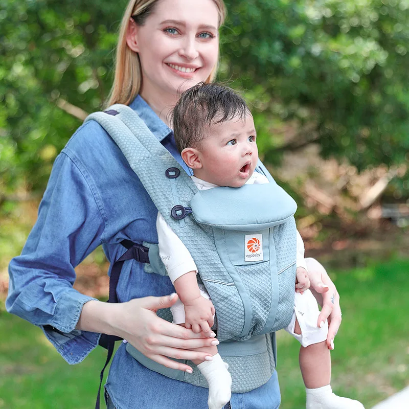 Portabebés Egobaby brisa con caja e instalación, portabebés, mochila, portabebés, portabebés para niños pequeños, tirantes envolventes 360 - imagen 5