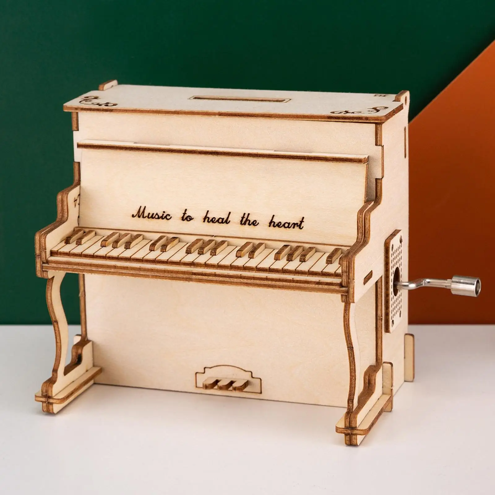 Rompecabezas 3D y caja de música de piano para decoración de escritorio - imagen 4