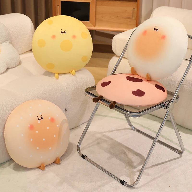 Cojín de peluche diseño pan y galletas – Asiento suave infantil