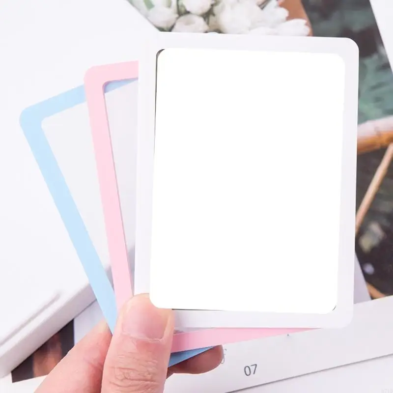 D7YD 10 Uds fundas para tarjetas PVC protectores tarjetas protección solar bordes coloridos tarjetero - imagen 4