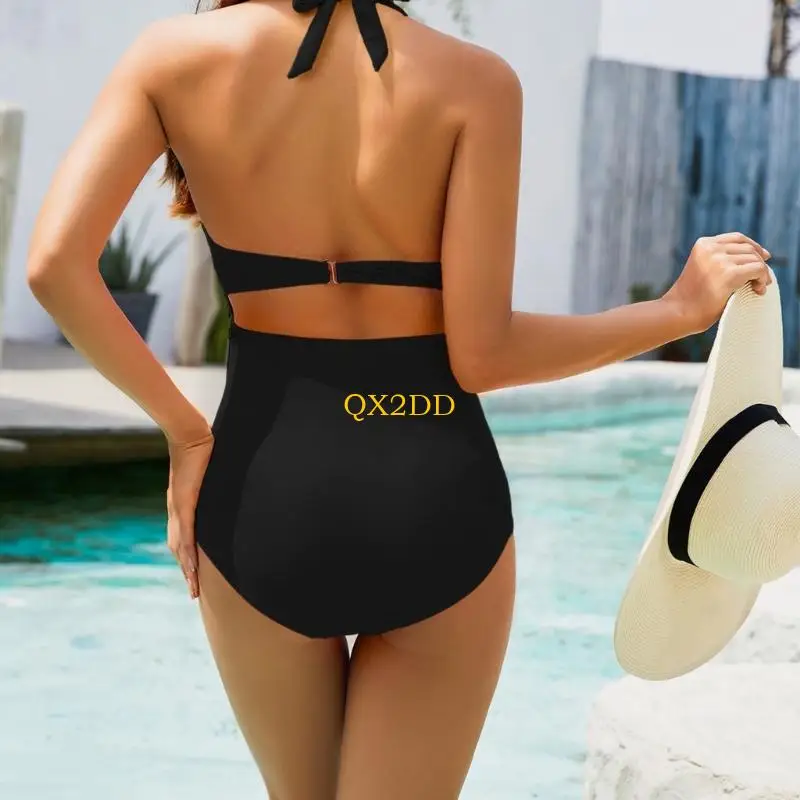 QX2D Cómodo Traje baño Maternidad Tejido poliéster Elasticidad para Movimiento Durante Embarazo Actividad - imagen 5