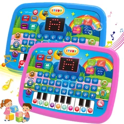 Teclado electrónico educativo infantil con música letras y números