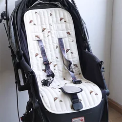 Cojín para asiento de cochecito, cojín de asiento tipo fino para bebé de verano, almohadilla Universal para cochecito