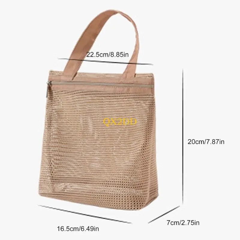 Bolsa pañalera de malla multifuncional para viaje y almacenaje - imagen 3