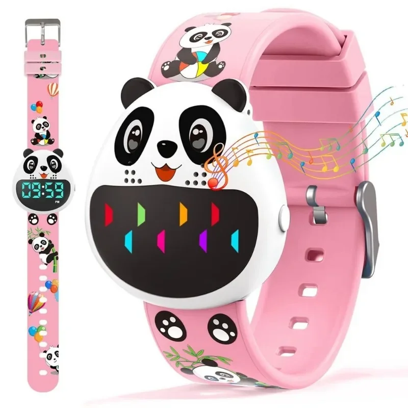 Lindo reloj de entrenamiento para orinal Panda para niños con temporizador de cuenta regresiva resistente al agua recordatorio de orinal recordatorio de pastilla regalo para niños niñas