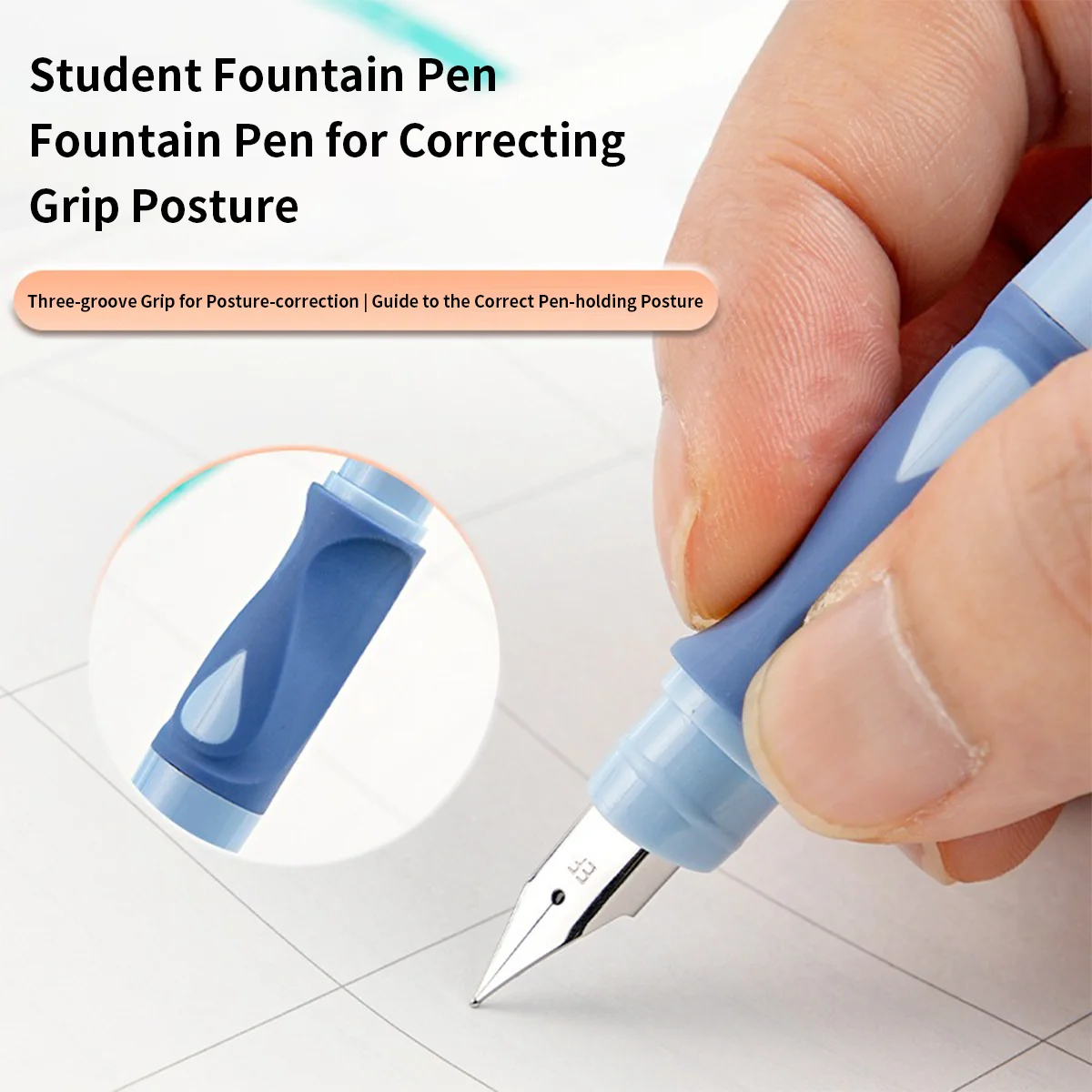 Bolígrafo ergonómico para niños – Ayuda a corregir la postura al escribir - imagen 2