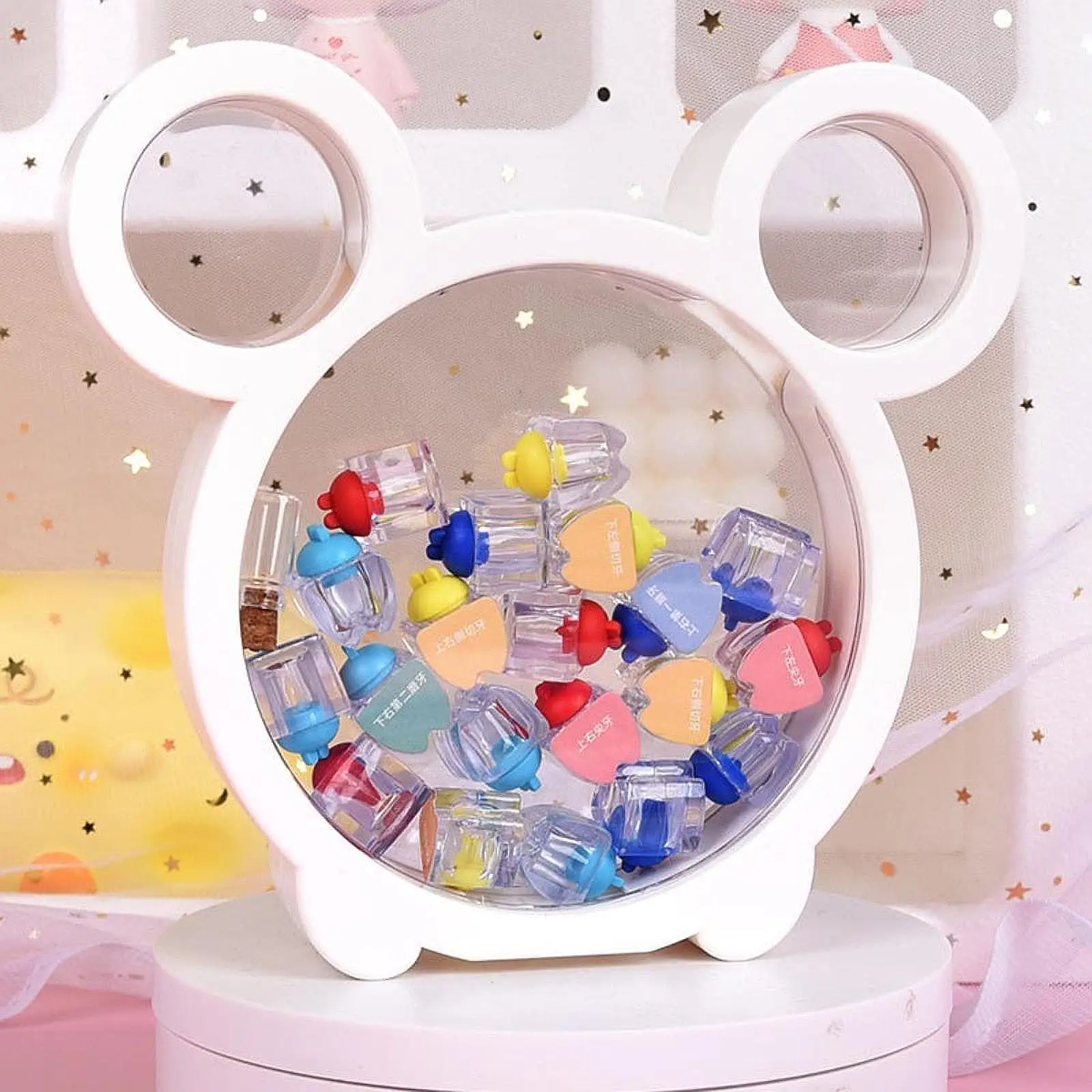 Tooth Saver Creative Portable Collection Box Cute Keepsake Tooth Container for