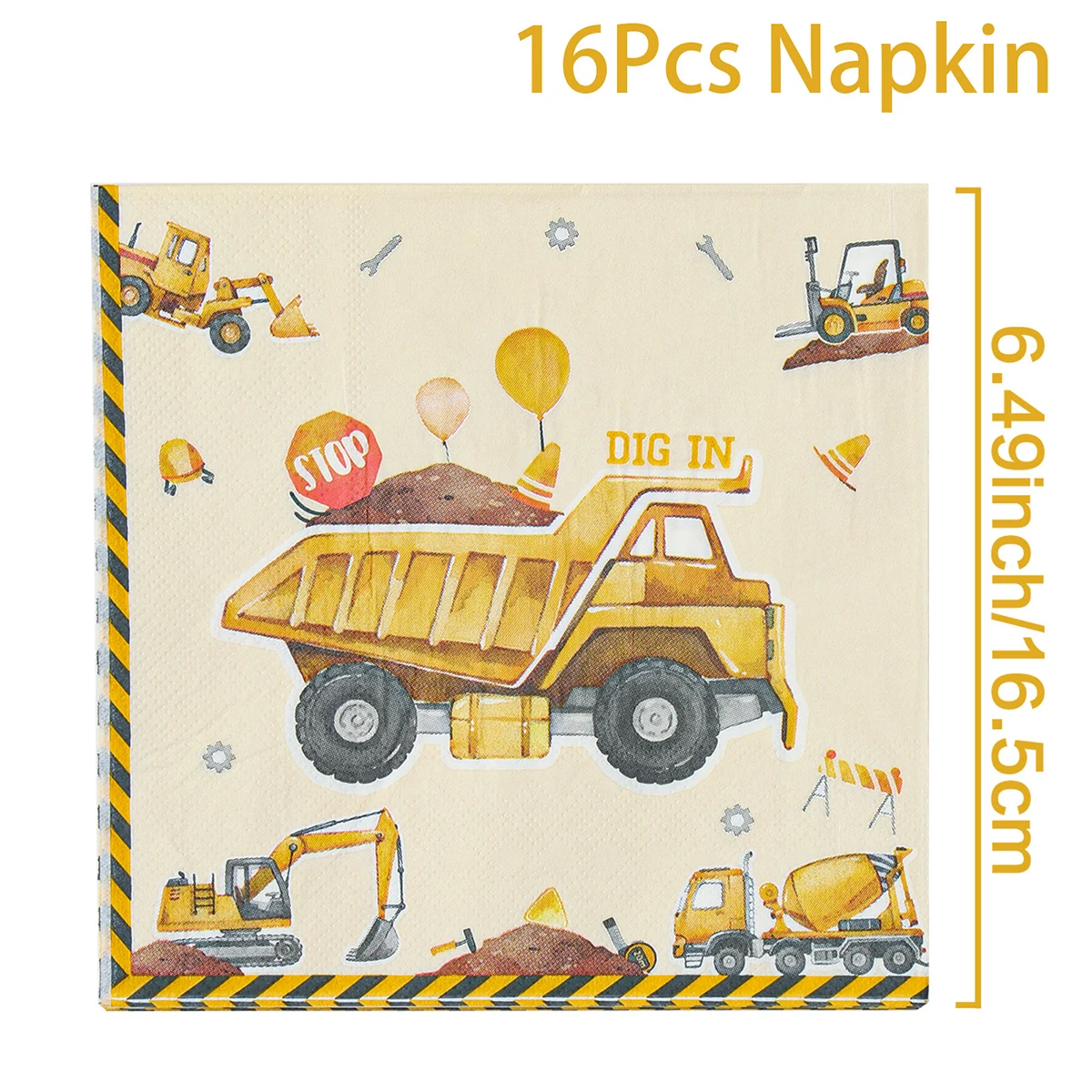 16pcs napkins