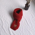 burgundy scarf