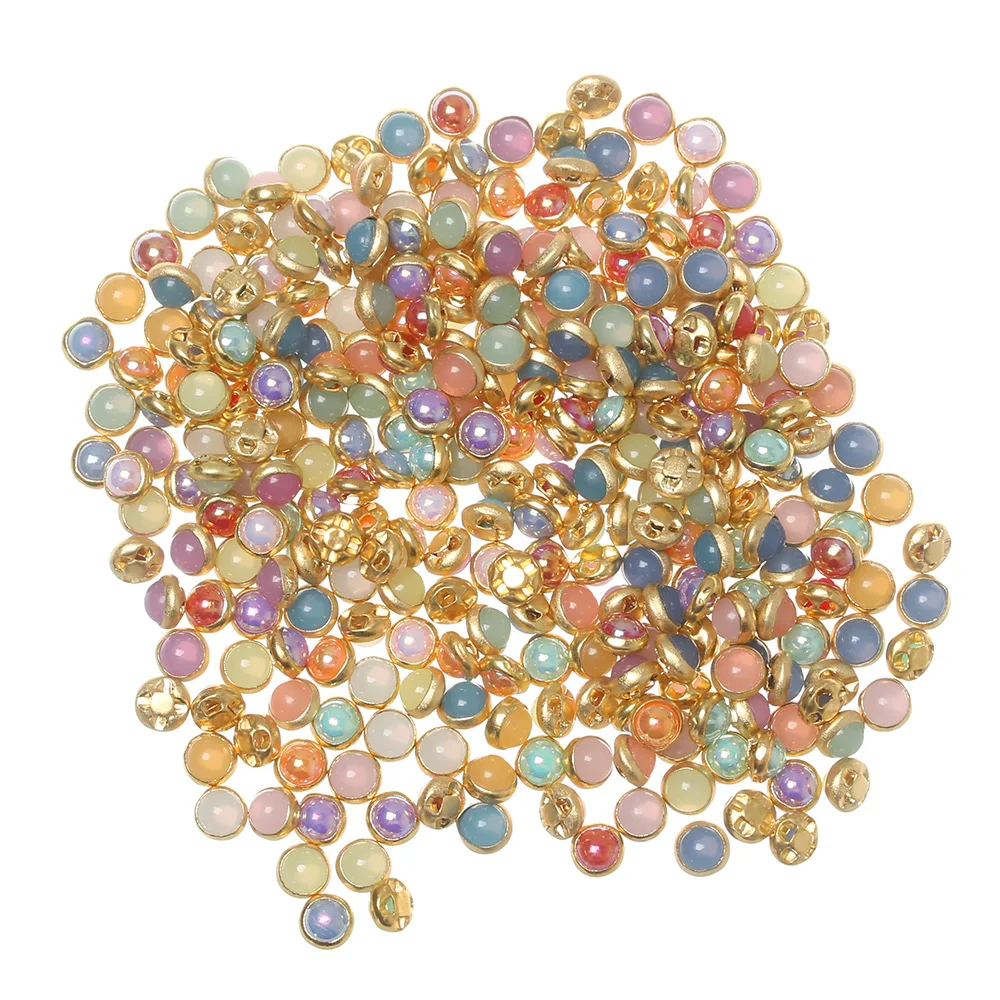 Mini botones perlas doradas muñecas - vista principal