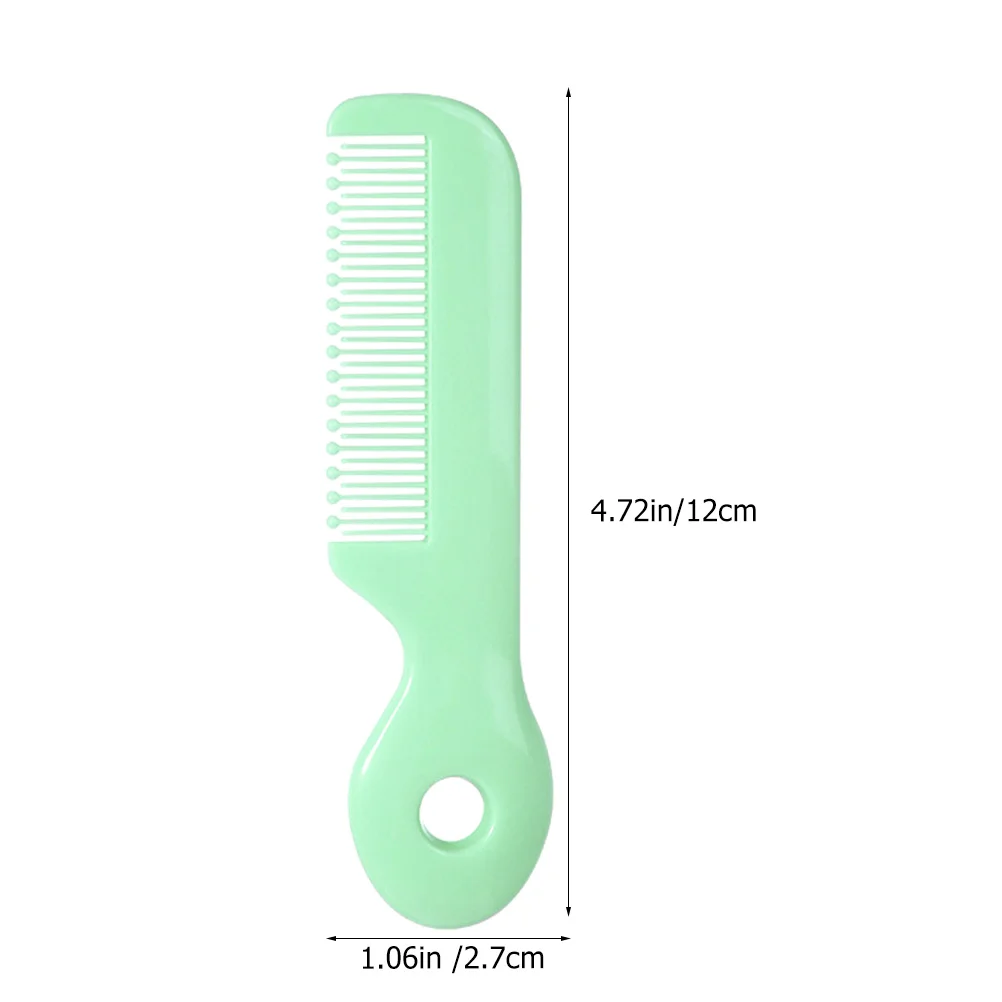4 Uds peine para bebé dientes redondos de seguridad pelo para niños pequeños desenredante cepillo de pelo juego de limpieza peine para bebé cepillo de pelo infantil - imagen 5