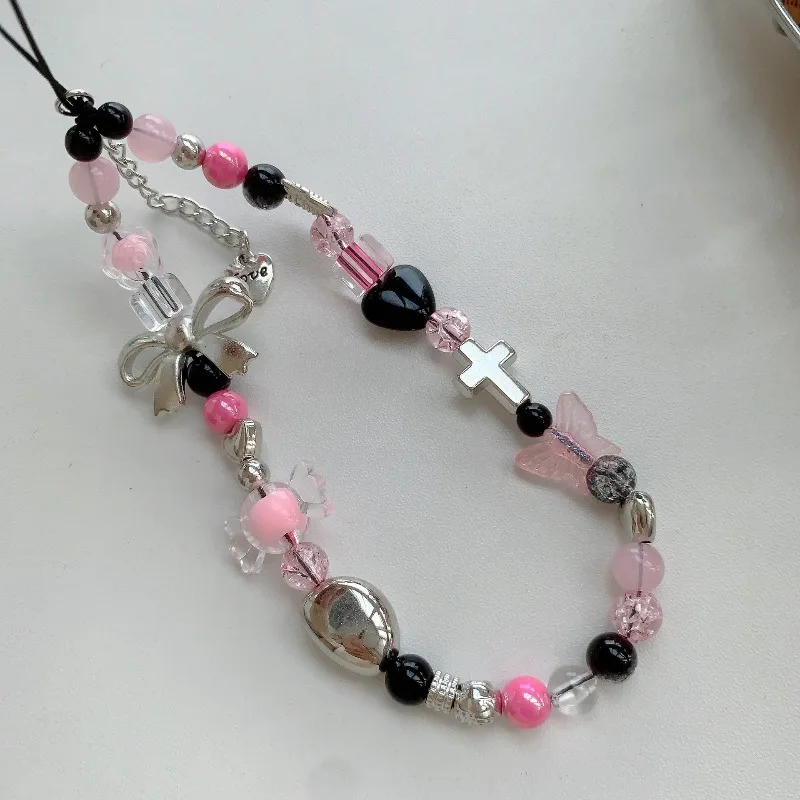 Pulsera antipérdida para móvil infantil con abalorios y lazo colorido - imagen 5