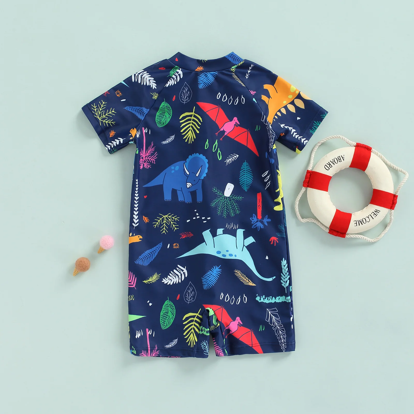 Traje de baño bebé protección solar manga corta - imagen 3