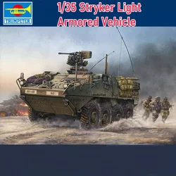 Maqueta militar Trumpeter Stryker M1126 de plástico para armar