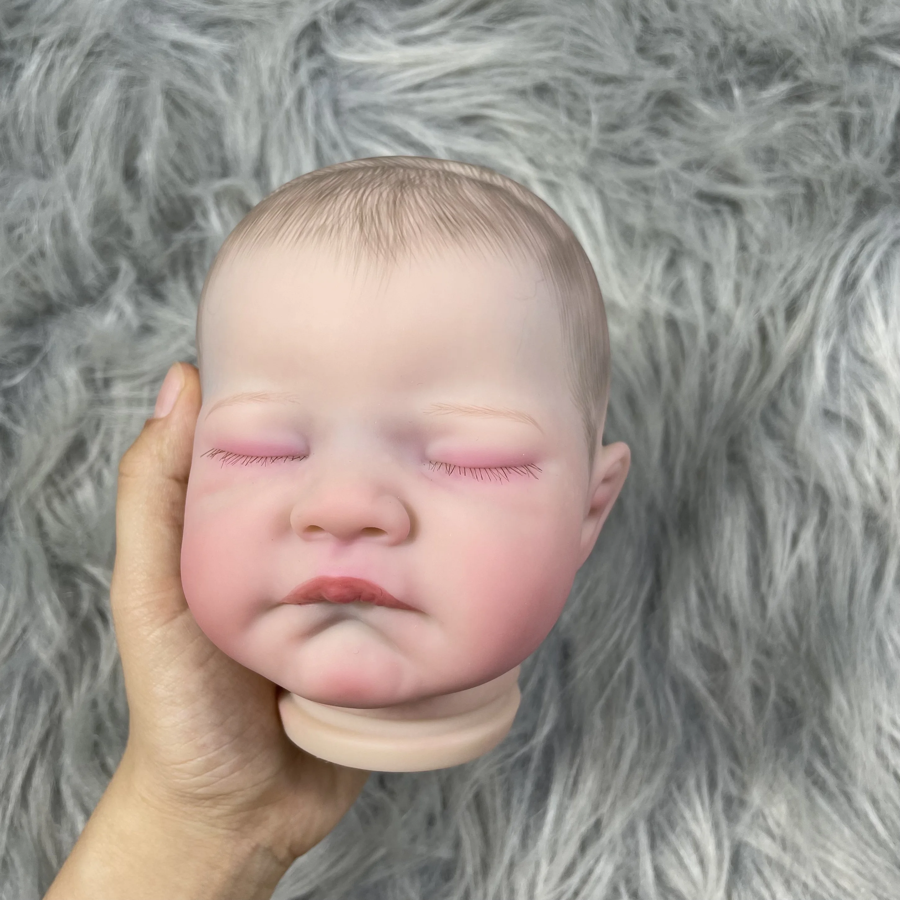 MRB 20 pulgadas: Muñeca Reborn August Baby, pintura 3D y cuerpo de tela - imagen 2