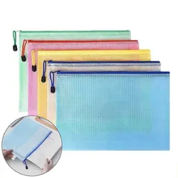 TMZ Carpeta impermeable para escolar con cierre zip A4/A5 resistente