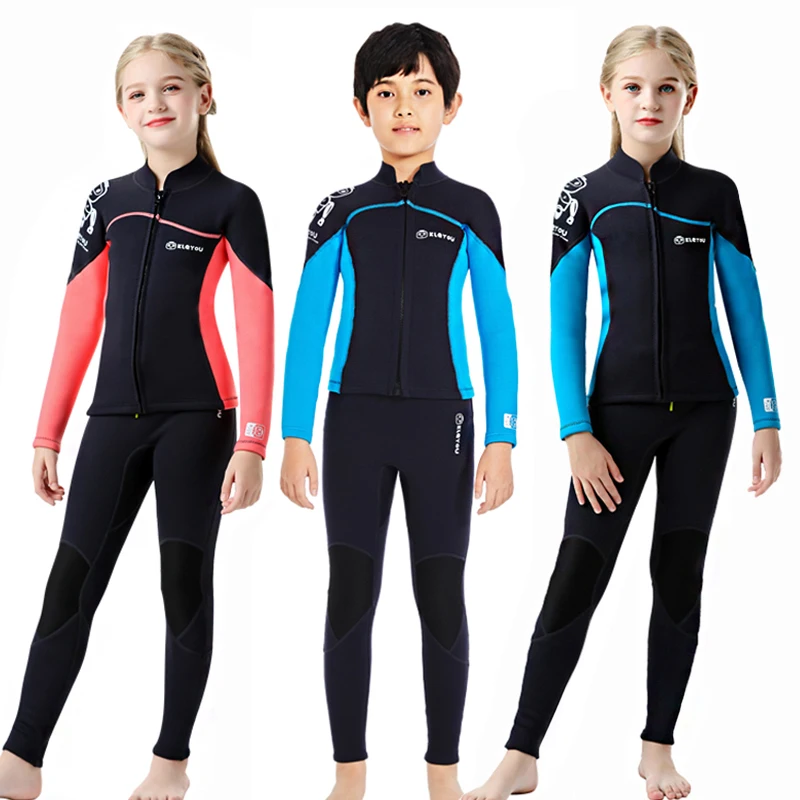 Traje de neopreno infantil para buceo y surf térmico 2,5 mm - imagen 5