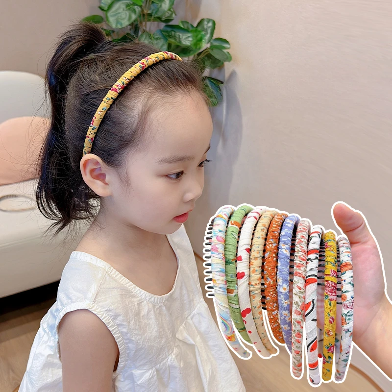 Nuevos niños dulces colores adorno de flores diadema tocados niñas acrílico lindo aro de pelo diademas accesorios para el cabello para niños - imagen 2
