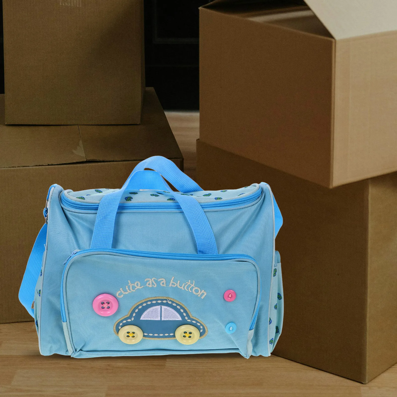 Set Sky- * 16*28Cm impermeable tela Oxford momia bolso de viaje para pañales bolsa de pañales para bebés - imagen 2