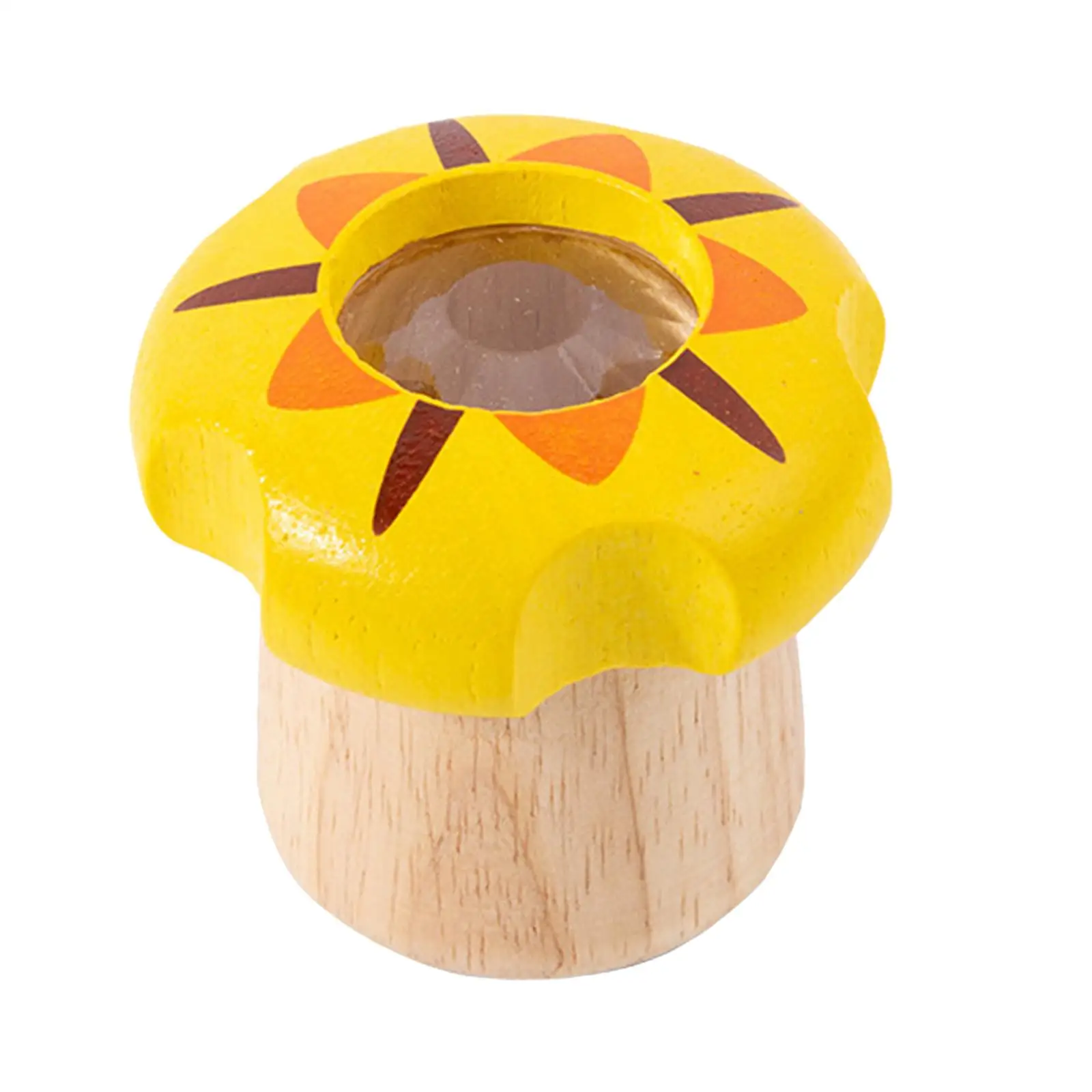 Wooden Kaleidoscope Educational Mushroom Shape, Development Wooden Toys Kids