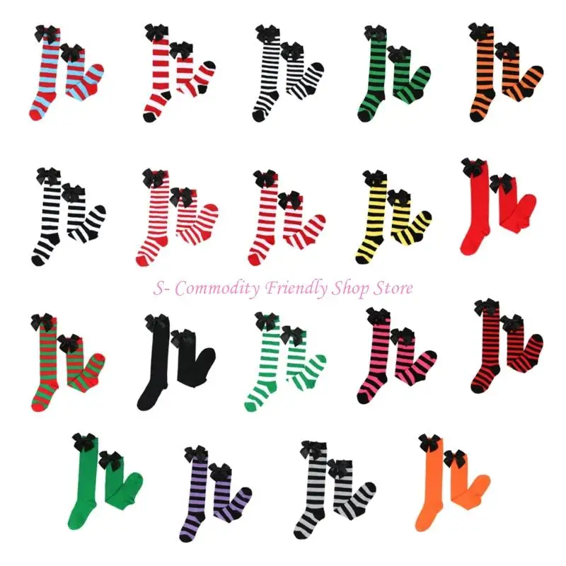 Calcetines elegantes con lazo en diferentes colores
