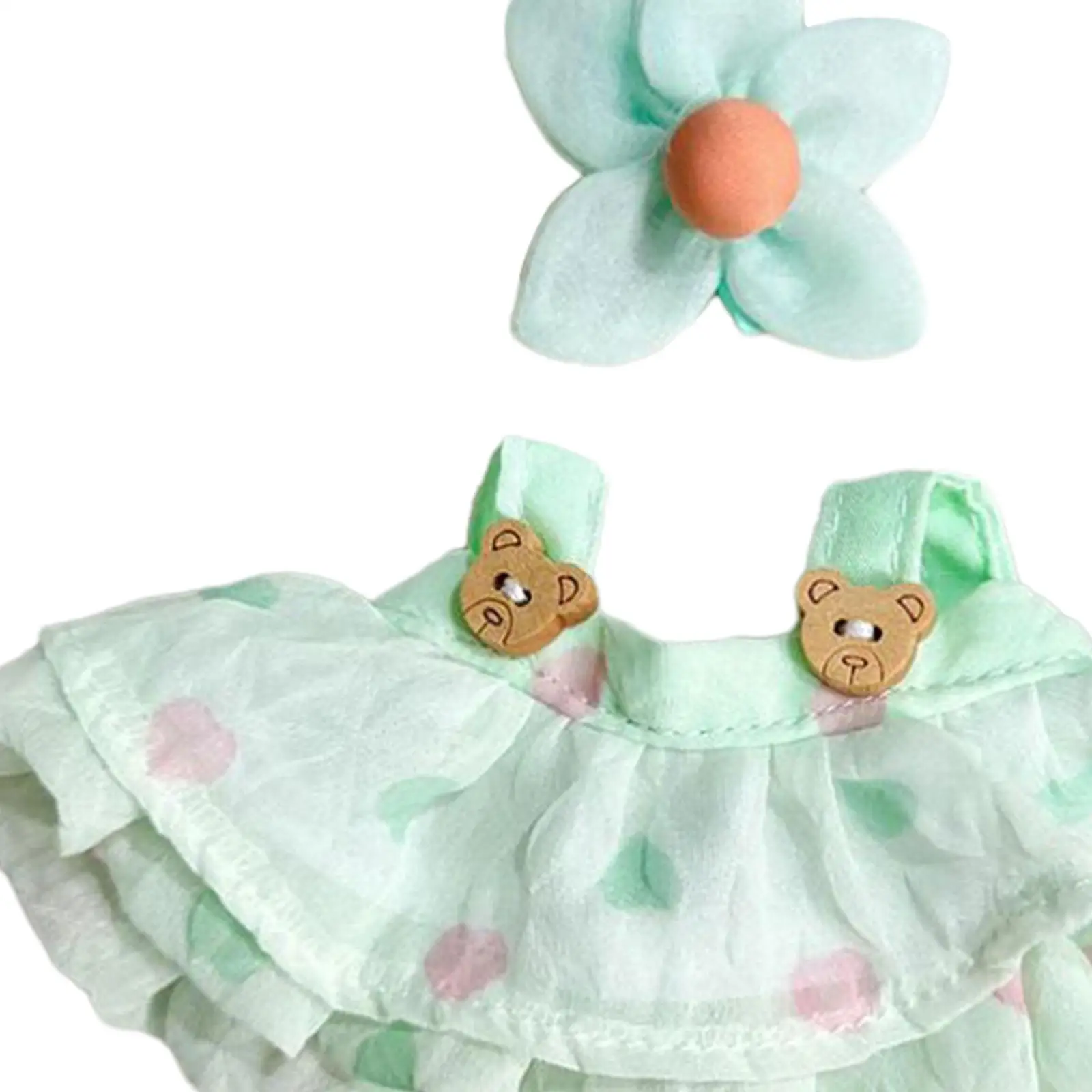 Stuffed Doll Dress Make Your Own Dolls Photo Props, Educational Costumes Pretend Play Clothing Dress up for 15cm Dolls