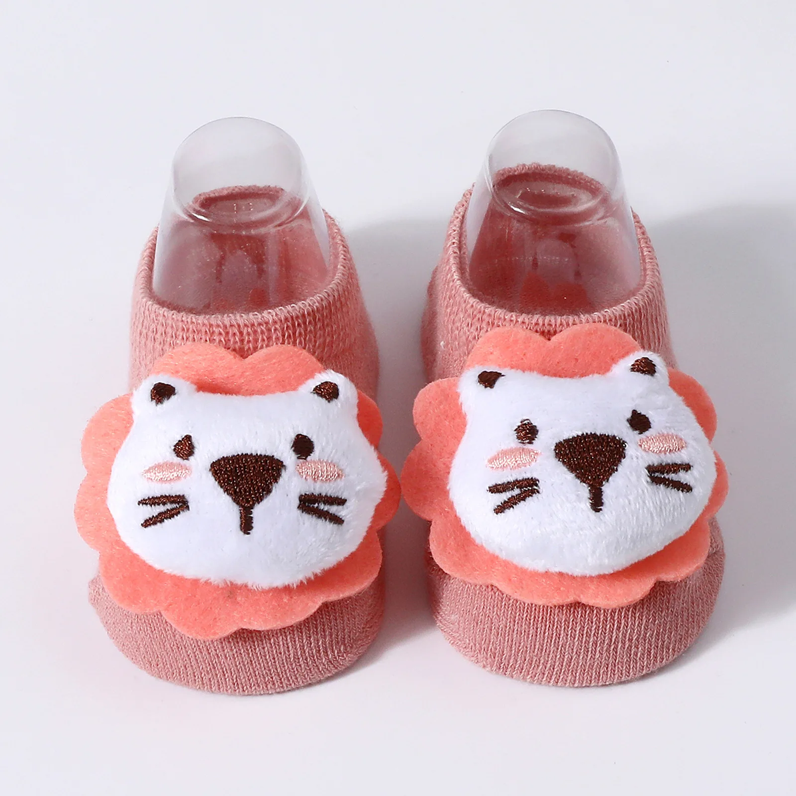 Calcetines tejidos para muñeca recién nacida, calcetines suaves antideslizantes para bebé, calcetines con diadema tejidos de dibujos animados para niña y niño - imagen 3