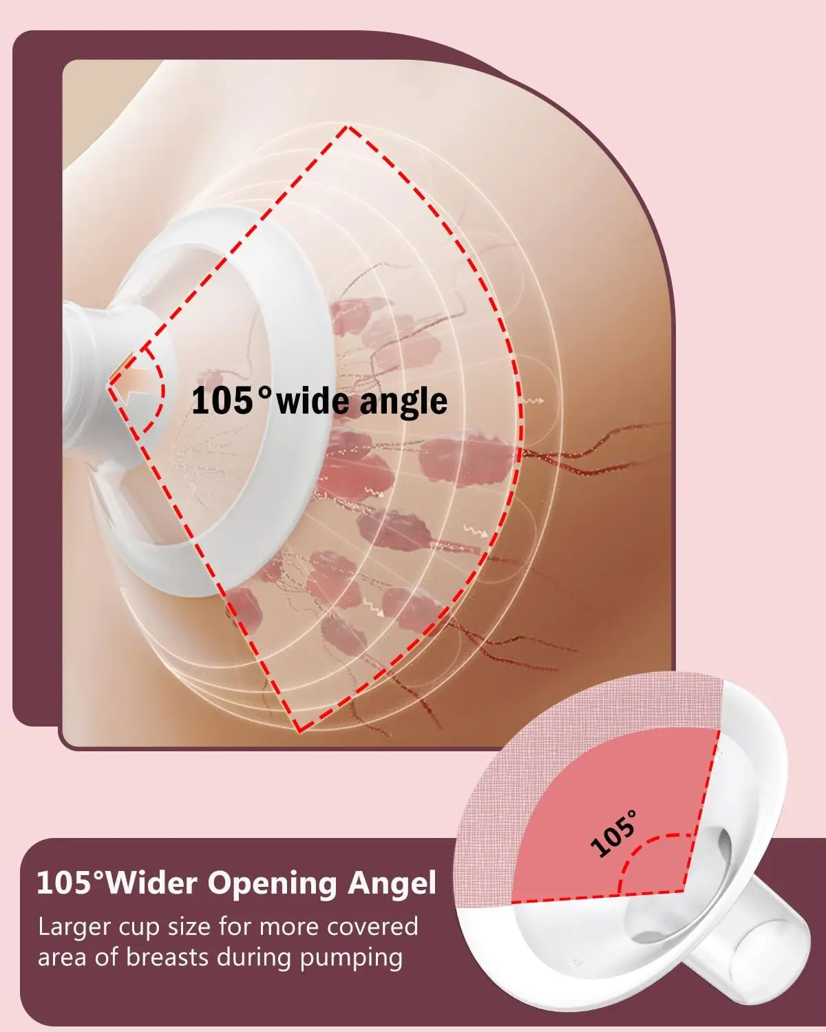 4 protectores de bridas ovaladas con bordes suaves integrados compatibles con bombas Medela/Lansionh, piezas de repuesto para estilo de bomba - imagen 5