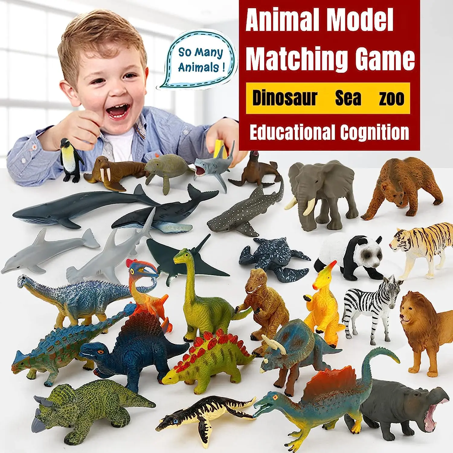 Tarjeta a juego de animales Montessori, aprendizaje de idiomas, juguete educativo cognitivo para niños, granja de insectos, zoológico, preescolar, niños pequeños de 1 a 2 años - imagen 4