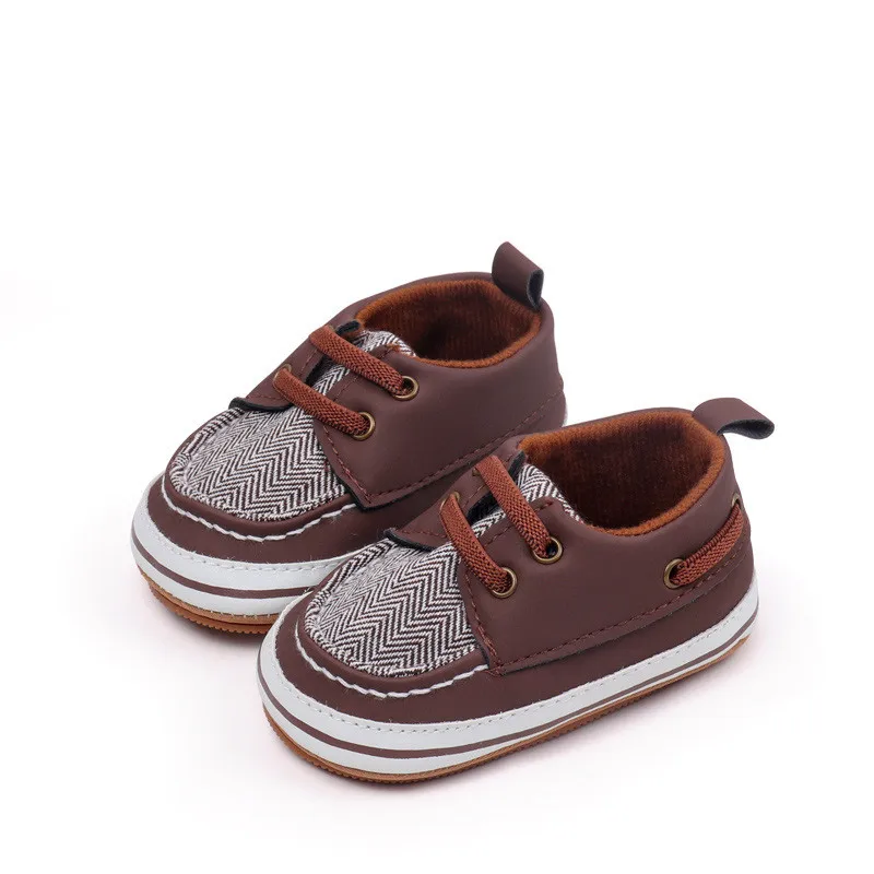 Zapatos de bebé a la moda de 0 a 18M, suela de goma antideslizante para primeros pasos, zapatos informales para niños recién nacidos de otoño y primavera - imagen 3
