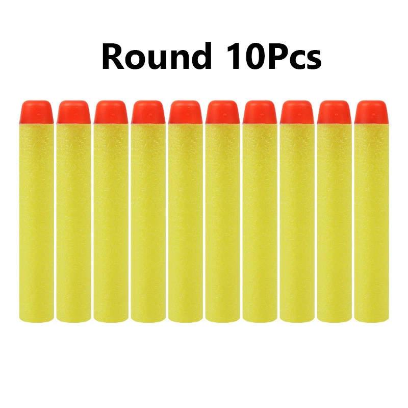 10 Pcs-Yellow round