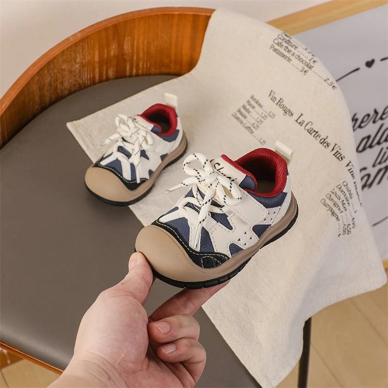 Zapatos de senderismo para niños y niñas, zapatillas de deporte para exteriores, zapatos informales para correr, suela suave antideslizante, zapatos para niños pequeños - imagen 3