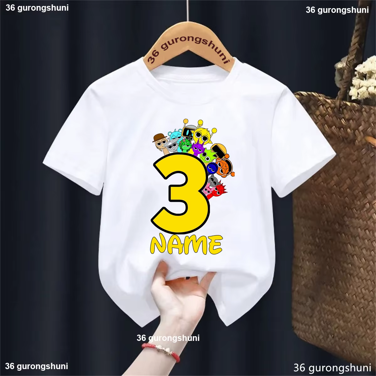 Camiseta Sprunki personalizada – Regalo original de cumpleaños - imagen 5