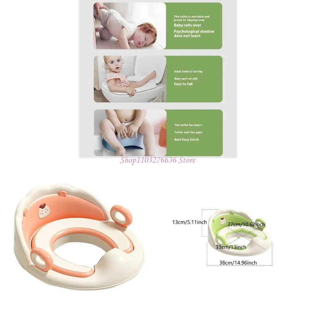 Asiento entrenamiento baño amigable para niños R6FD Diseño limpieza fácil para hogar o viaje