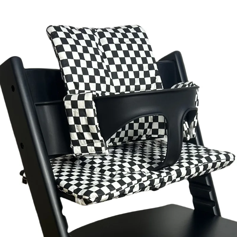 Cojín para silla de comedor de bebé, almohadilla integrada antideslizante para otoño e invierno, funda de asiento portátil para uso al aire libre, accesorios para sillas de comedor - imagen 3
