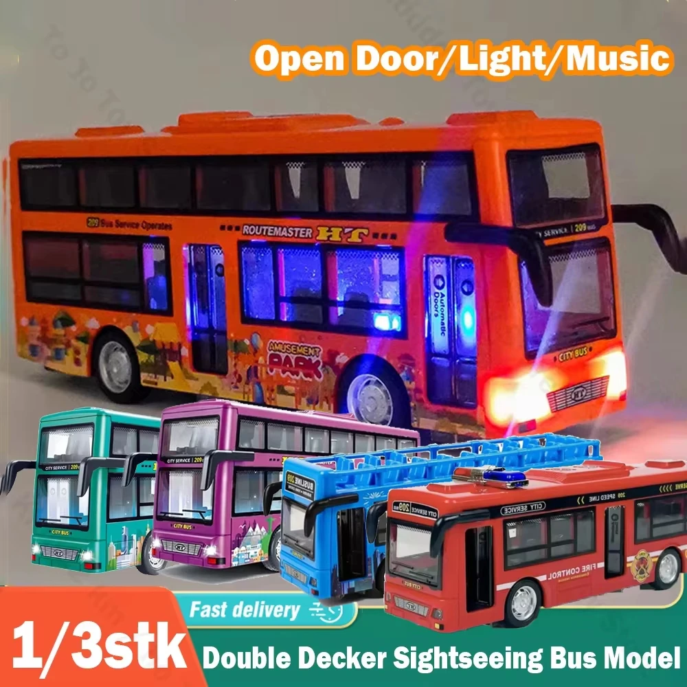Autobús de dos pisos para niños - Juguete musical con luces - imagen 3