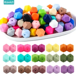 Cuentas Hexagonales de Silicona 14mm para Collares y Pulseras DIY - Kovict
