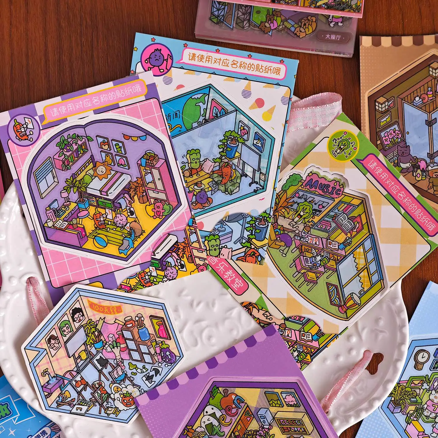Pegatinas 3D de paisajes para decorar habitación – Life Shadow - imagen 4