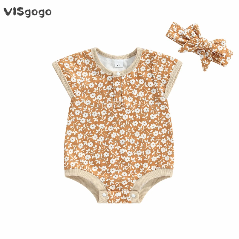 Conjunto bebé mono floral - Vista principal completo