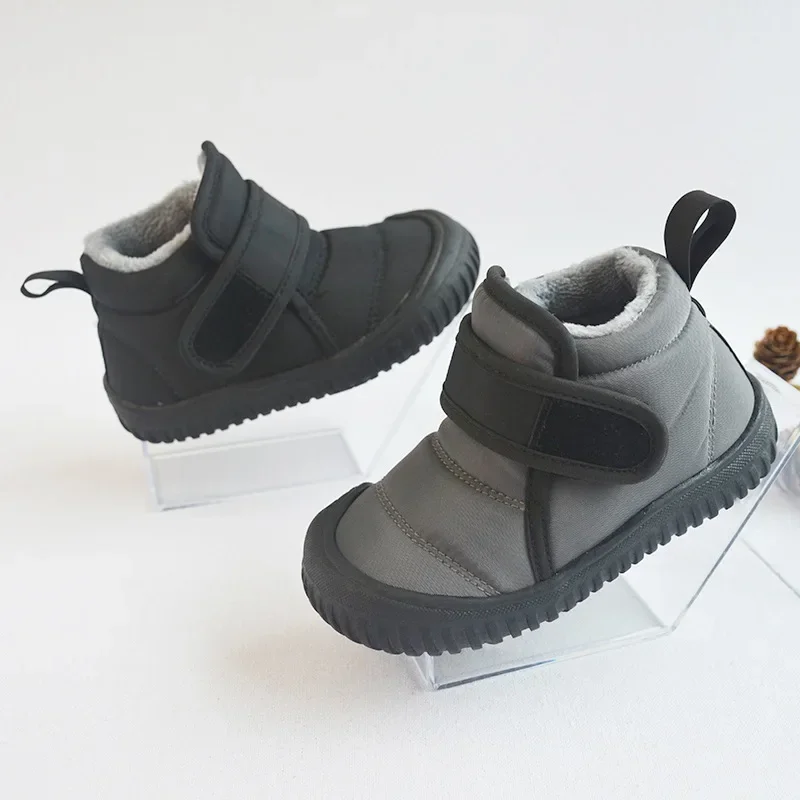 Botas de nieve infantiles con forro térmico y suela flexible - imagen 2