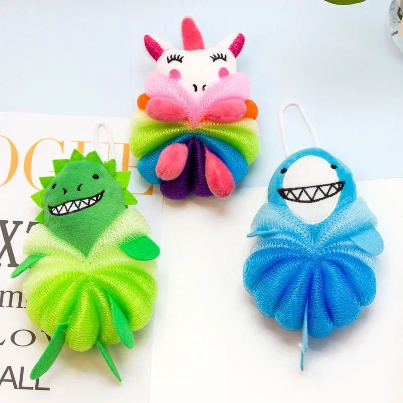 Bola de baño para bebé unicornio sirena – Esponja suave piel - imagen 5