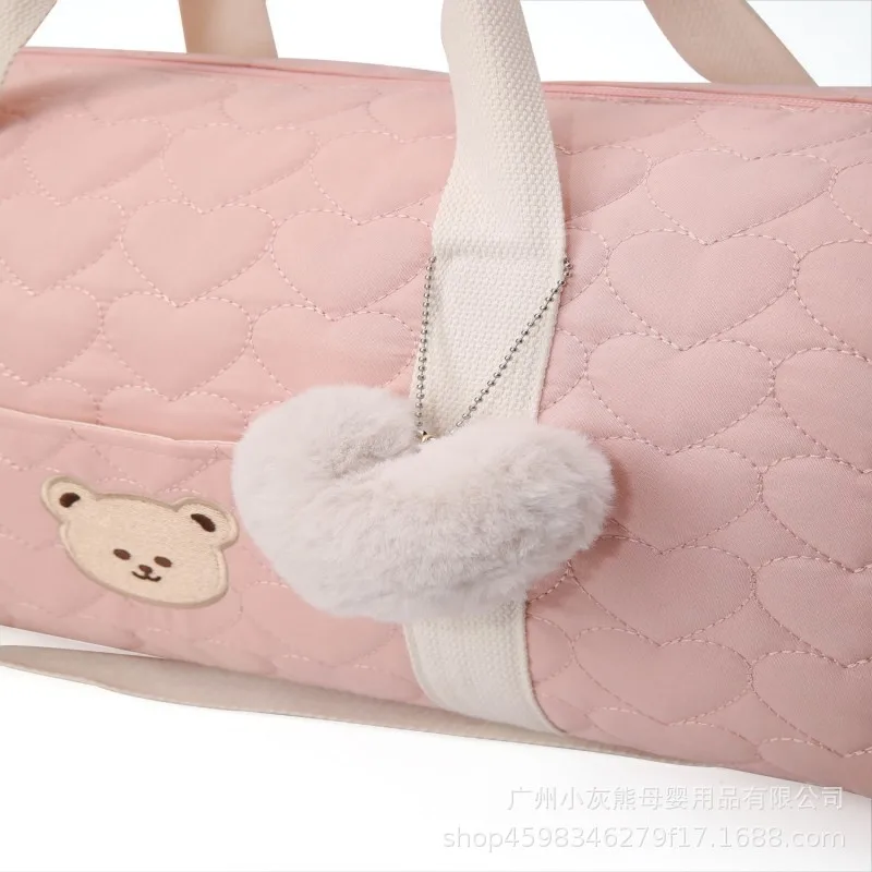 Bolso de mamá de gran capacidad, bolso de viaje para mujer, bolso de pañales para bebé, bolso cruzado multifuncional con estampado Floral - imagen 2