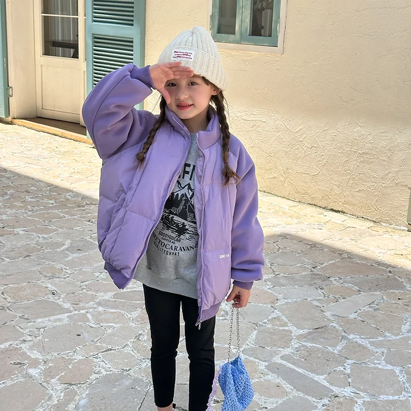 Abrigo de plumón cálido para niños – Chaqueta invernal con cuello - imagen 3